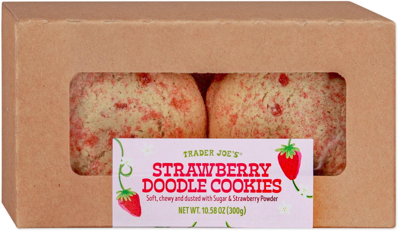 Strawberry Doodle Cookies