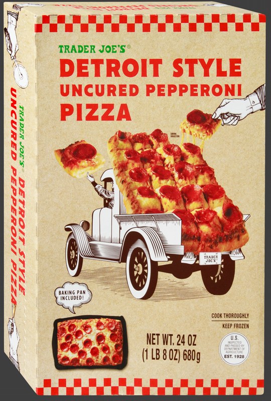 Detroit Style Uncured Pepperoni Pizza