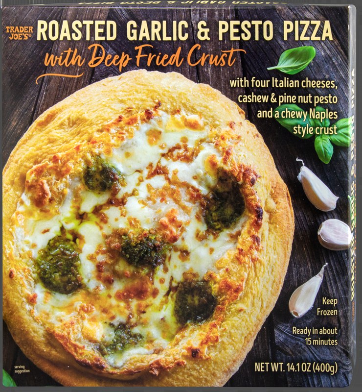 Roasted Garlic & Pesto Pizza