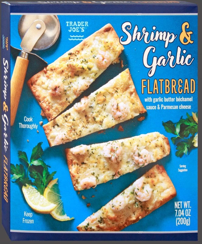 Shrimp & Garlic Flatbread