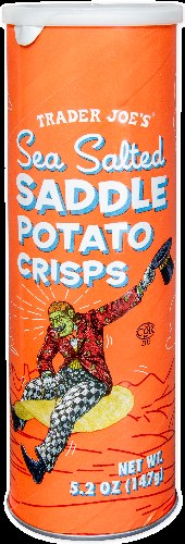 Sea Salted Saddle Potato Crisps at Trader Joe's
