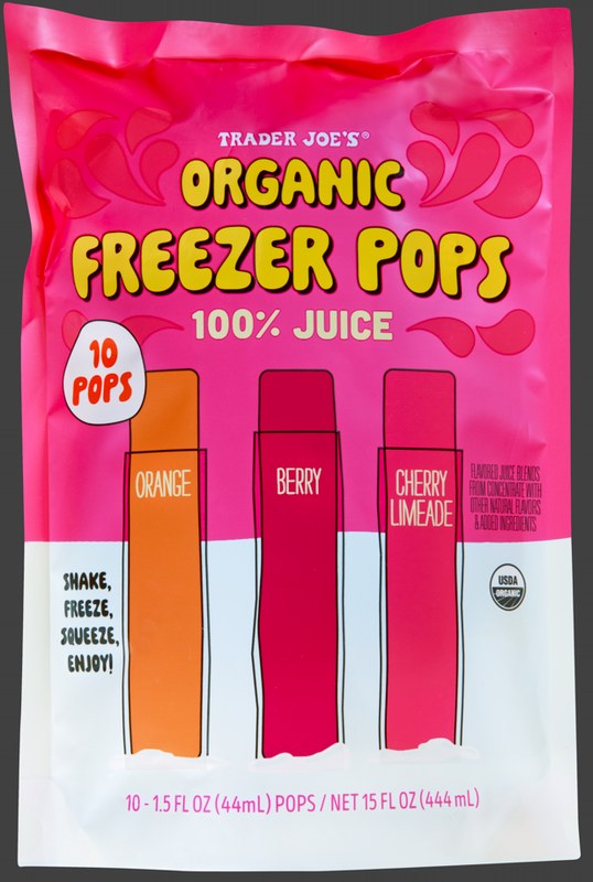 Organic Freezer Pops at Trader Joe's