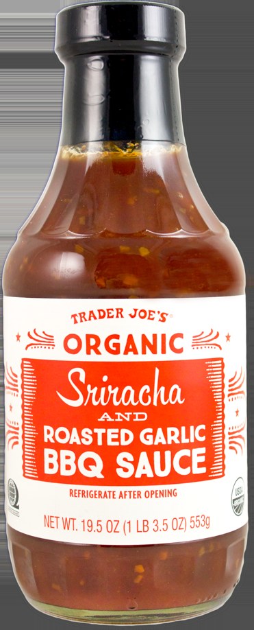 Organic Sriracha & Roasted Garlic BBQ Sauce at Trader Joe's