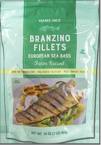 Wild Caught Branzino Fillets at Trader Joe's
