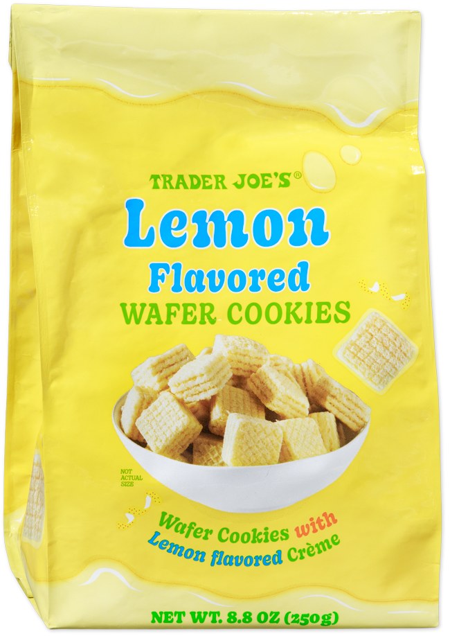 Lemon Flavored Wafer Cookies at Trader Joe's