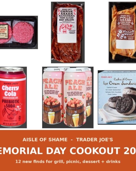 Trader Joe's Memorial Day Cookout 2026 - 12 finds collage