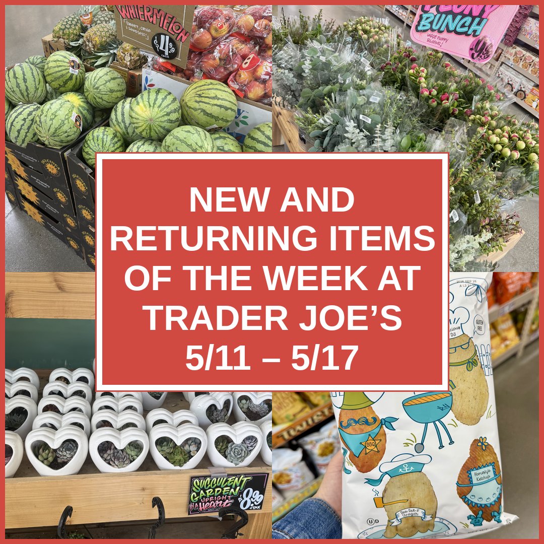 New and Returning Items Of The Week At Trader Joe's (5/11 – 5/17)