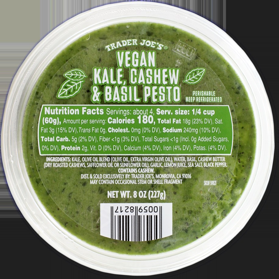 Trader Joe's Kale, Cashew & Basil Pesto at Trader Joe's