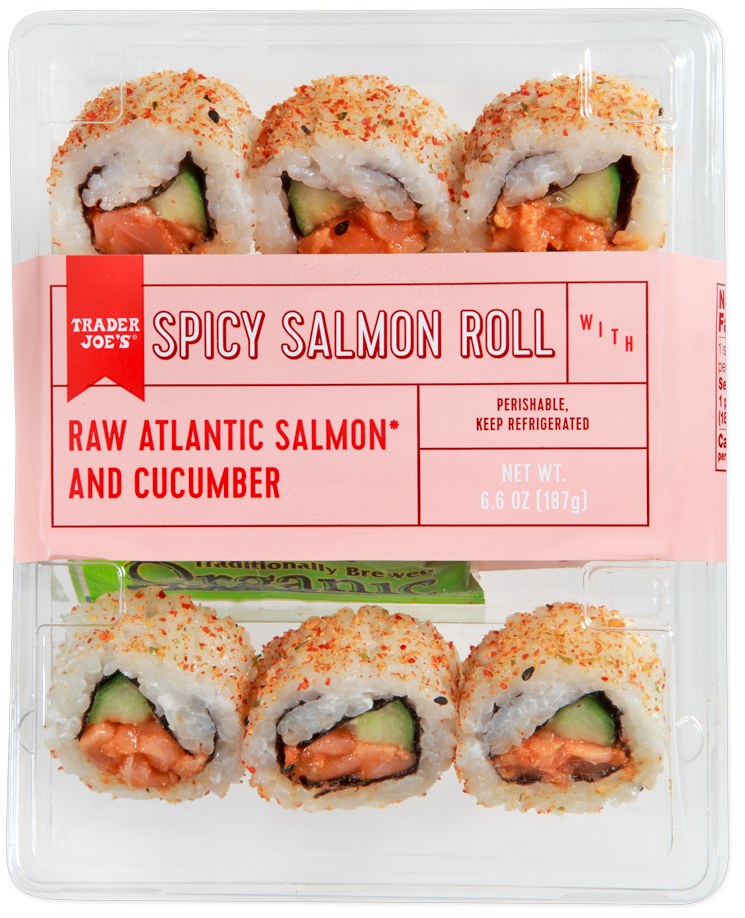 Spicy Salmon Roll at Trader Joe's