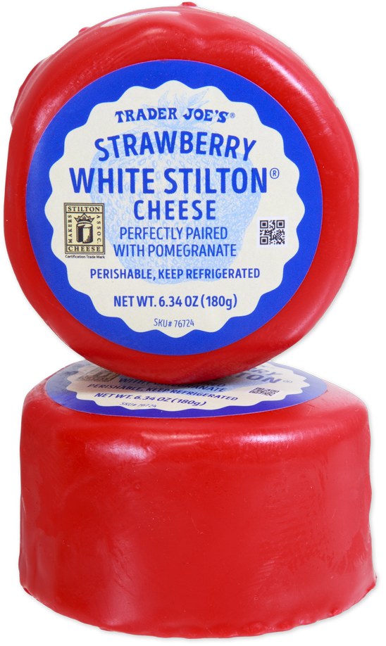 Strawberry White Stilton Cheese at Trader Joe's