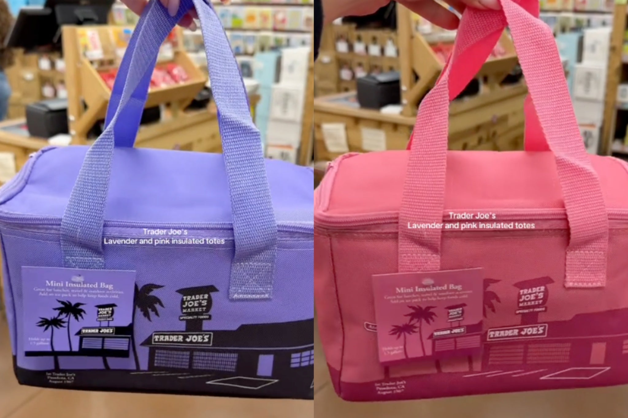 Trader Joe's Summer Fun Mini Insulated Tote Bags — drop date May 20, 2026