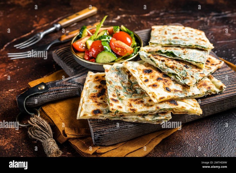 Turkish Gozleme Cheese Flatbreads