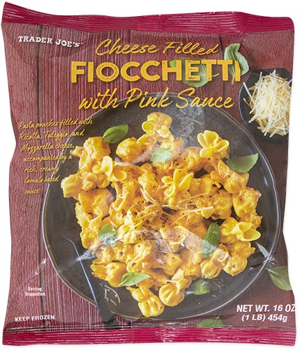 1. Cheese Filled Fiocchetti with Pink Sauce