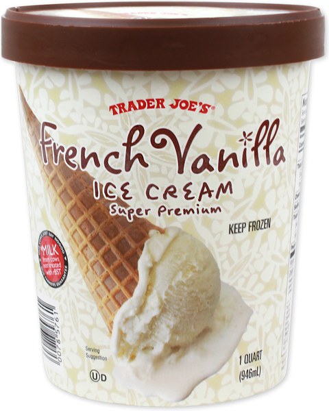 French Vanilla Ice Cream at Trader Joe's