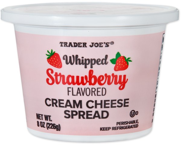 1. Whipped Strawberry Flavored Cream Cheese Spread — $2.79