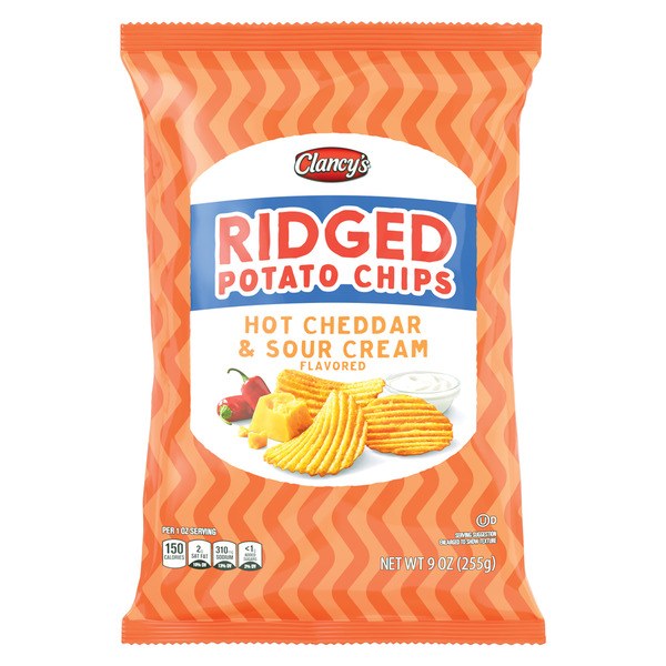 Clancy’s Hot Cheddar & Sour Cream Ridged Potato Chips – $2.19 (June 10, 2026)