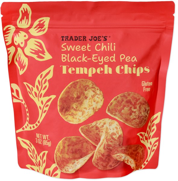 Trader Joe’s Sweet Chili Black-Eyed Pea Tempeh Chips Review