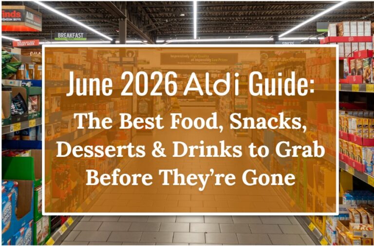 June 2026 ALDI Guide: The Best Food, Snacks, Desserts & Drinks to Grab Before They’re Gone