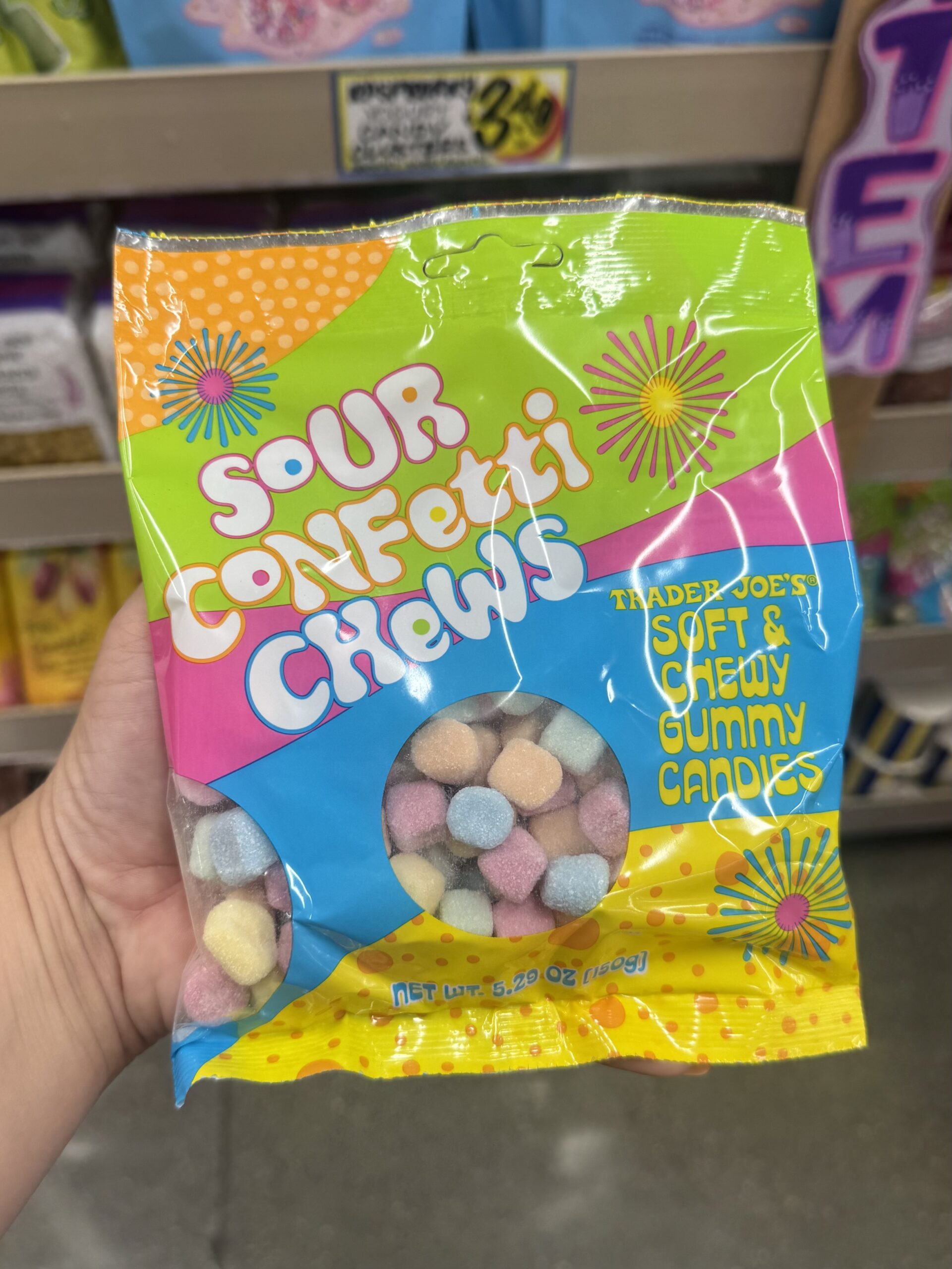 Sour Confetti Chews - in store