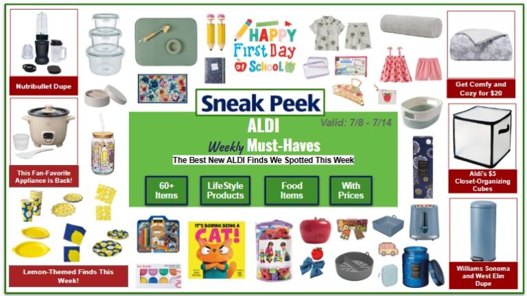 Your Visual Guide to This Week’s Aldi Must-Haves: Unveiling the Best Deals with Pictures and Prices