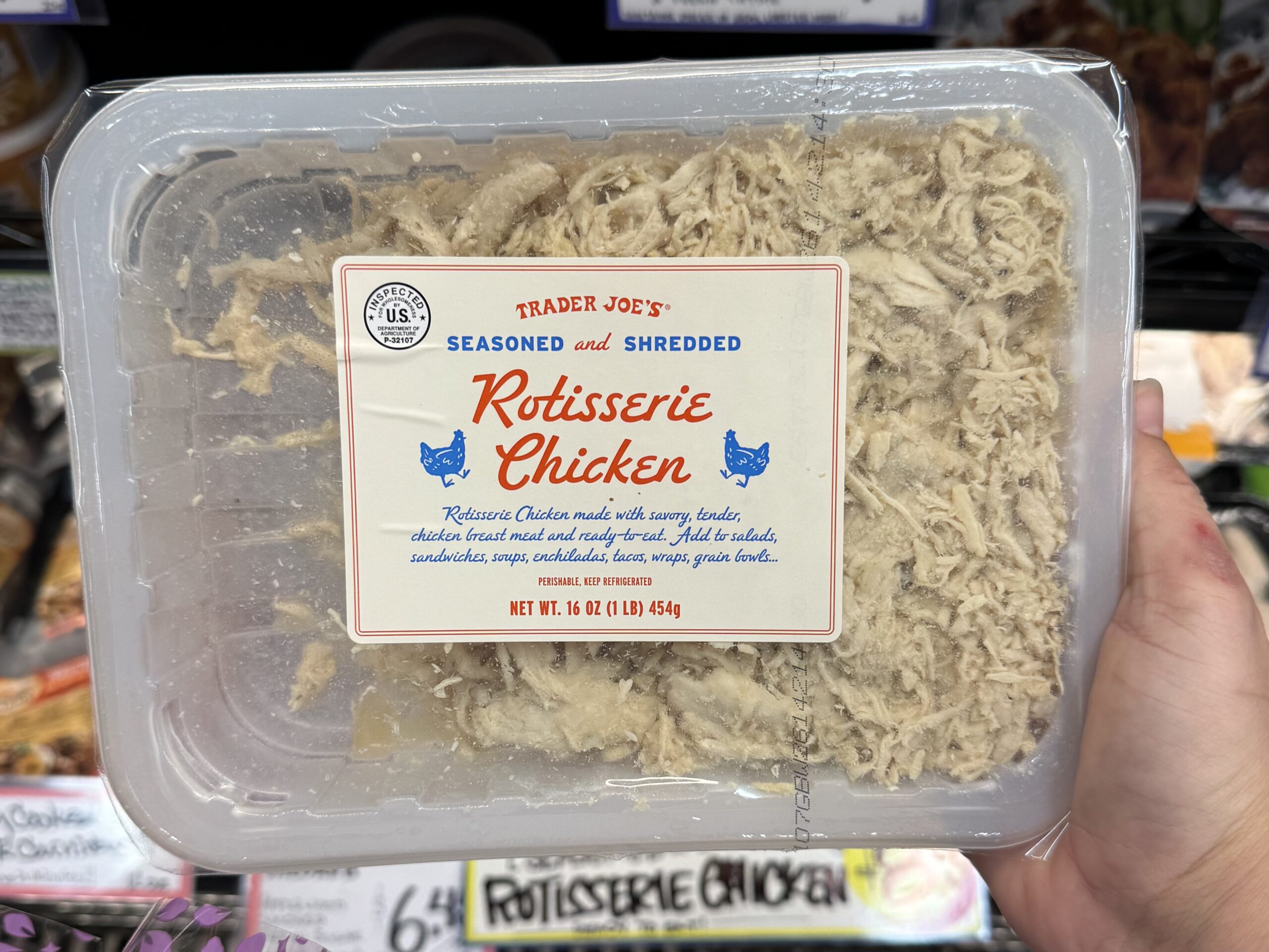 Seasoned and Shredded Rotisserie Chicken - in store