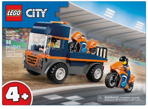 LEGO City Motorcycle Transporter -