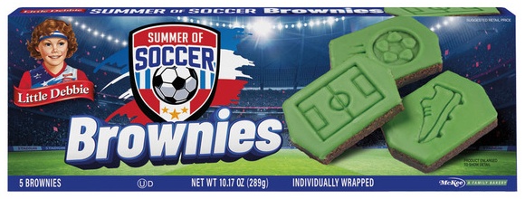 HOSTESS Soccer Ball Brownies -