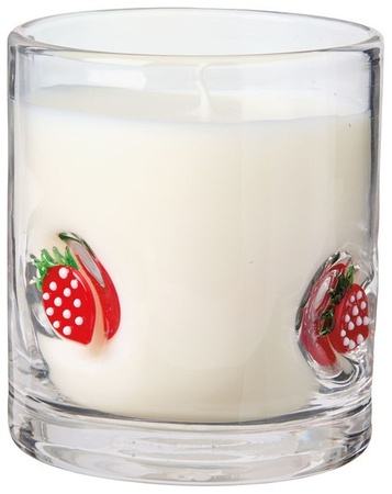 KIRKTON HOUSE Icon Bead Candle Croissant - Strawberry Fields