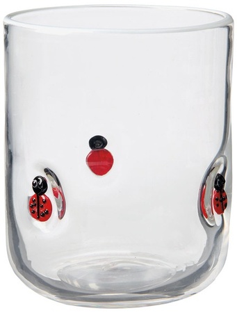Crofton Icon Drinking Glass - Lady Bug