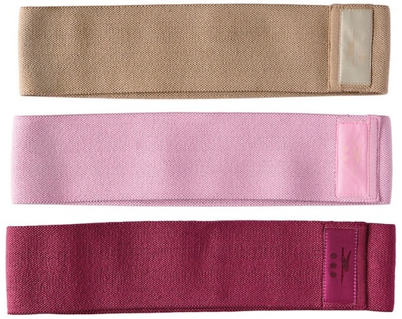 Crane 3 Pack Fabric Fitness Bands -