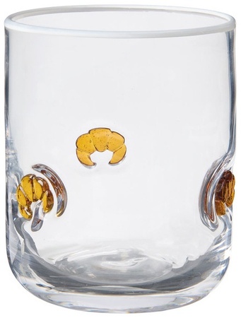 Crofton Icon Drinking Glass - Croissant