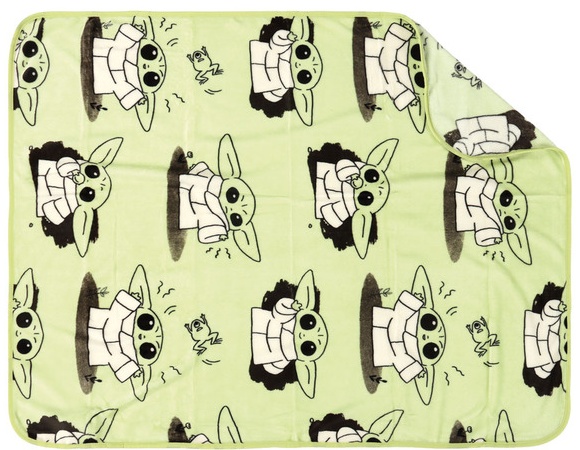 Licensed Grogu Travel Blanket -