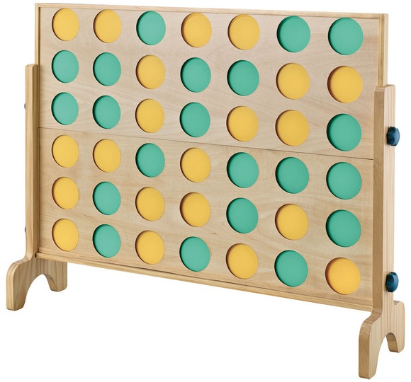 Crane Wooden 4 in a Row -