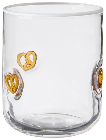 Crofton Icon Drinking Glass - Pretzel