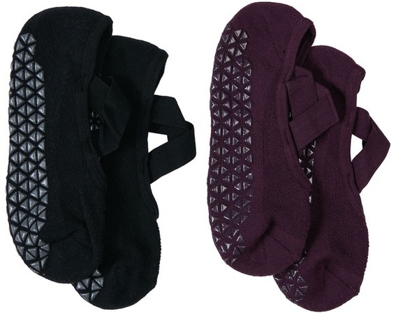 Crane Gripper Socks Strappy - Black/Wine