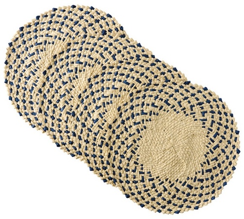 KIRKTON HOUSE 4Pk Placemat Set - Paper Charcoal