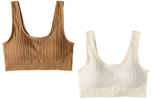 Serra White/Brown Bra