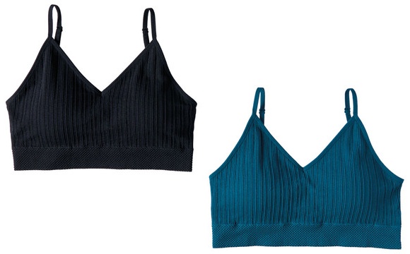 Serra Black/Blue Bra