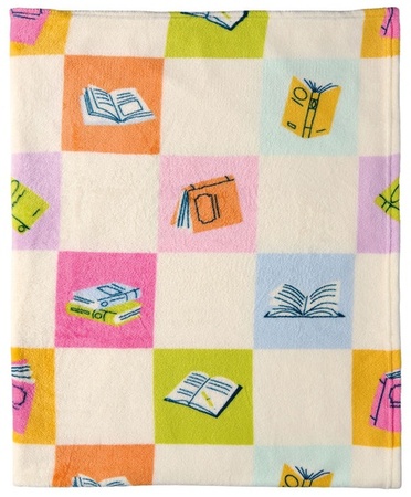 KIRKTON HOUSE 50x60 Book Club Plush Throw - Checker
