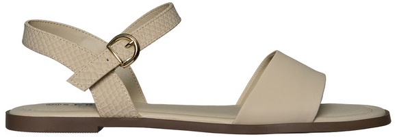 Serra Ladies Strappy Sandal - Nude