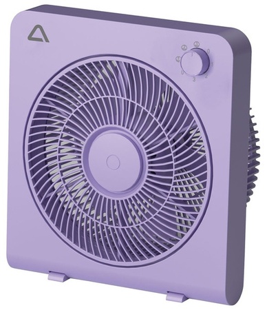 AMBIANO 10 Inch Quiet Box Fan - Purple