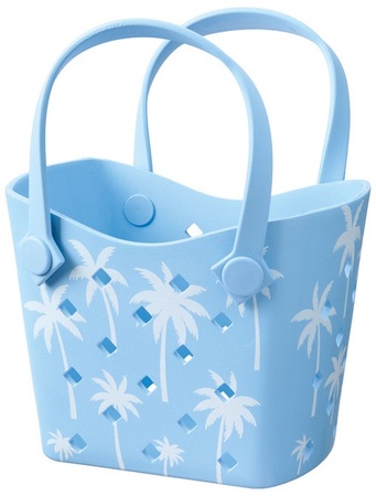 LIVE IN STYLE Mini Haul It All Tote - Palm Tree