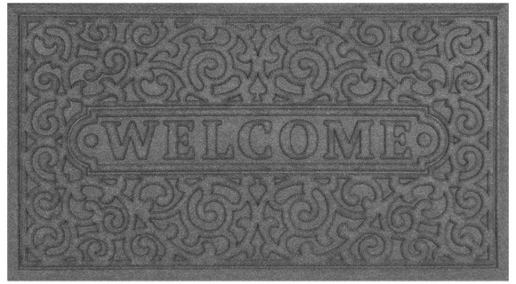 KIRKTON HOUSE 20x36 Structured Doormat - Welcome Hazel