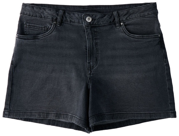 Serra Denim Short Dark Gray