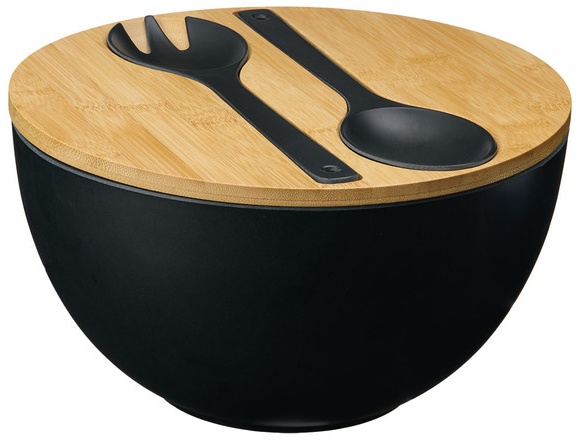 Crofton Salad Bowls - Black
