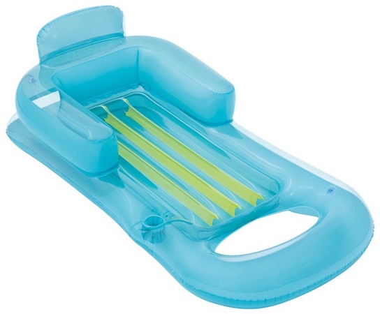 H20GO! Lounger Bed - Blue/Green