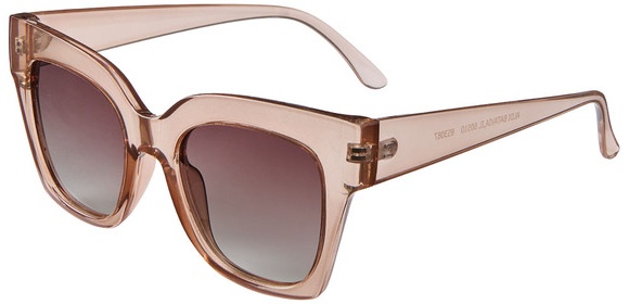 Serra Polarized Sunglasses - Clear/Nude