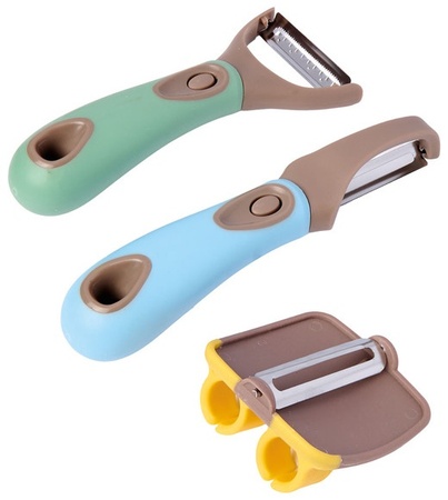 Crofton Summer Kitchen Gadgets - Peelers 3pc Set