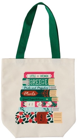 LIVE IN STYLE Book Club Tote - Book Stack