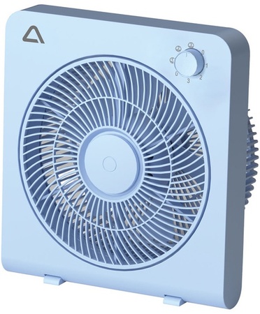 AMBIANO 10 Inch Quiet Box Fan - Blue